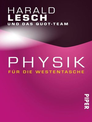 cover image of Physik für die Westentasche